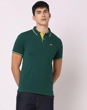 men slim fit polo t-shirt