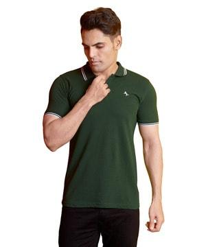 men slim-fit polo t-shirt