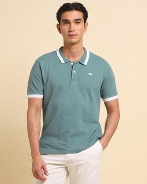 men slim fit polo t-shirt