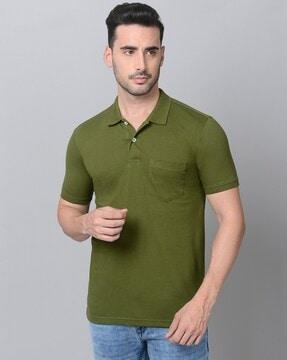 men slim fit polo t-shirt