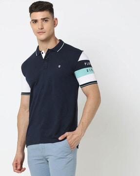 men slim fit polo t-shirt