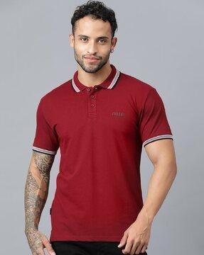 men slim fit polo t-shirt