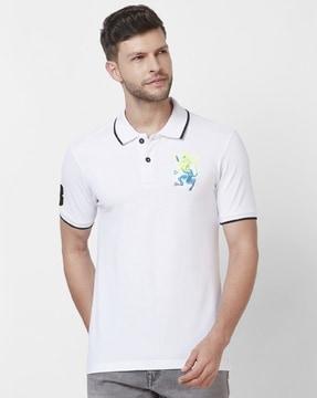 men slim fit polo t-shirt