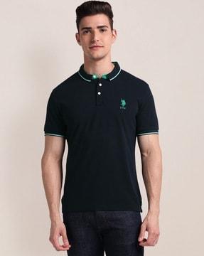 men slim fit polo t-shirt