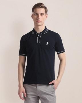 men slim fit polo t-shirt