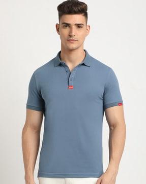 men slim fit polo t-shirt