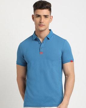 men slim fit polo t-shirt