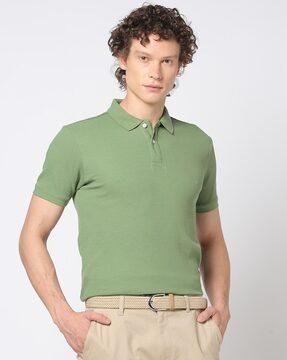 men slim fit polo t-shirt