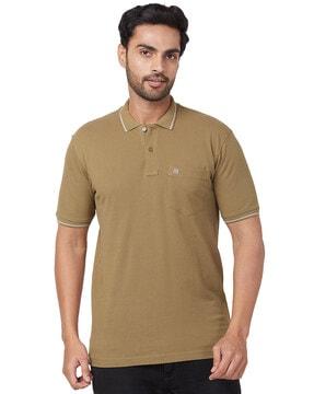 men slim fit polo t-shirt