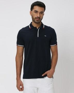 men slim fit polo t-shirt