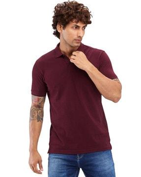 men slim fit polo t-shirt