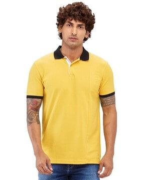 men slim fit polo t-shirt