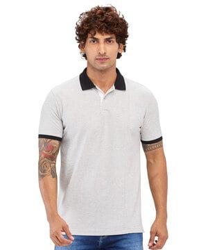 men slim fit polo t-shirt