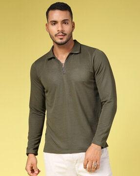 men slim fit polo t-shirt