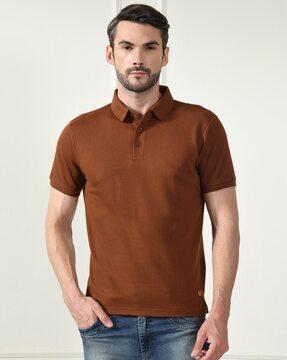 men slim fit polo t-shirt