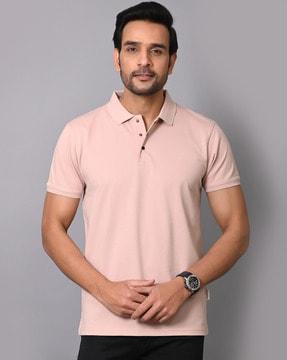 men slim fit polo t-shirt