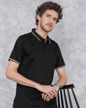 men slim fit polo t-shirt