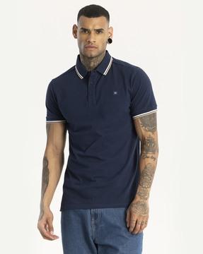 men slim fit polo t-shirt