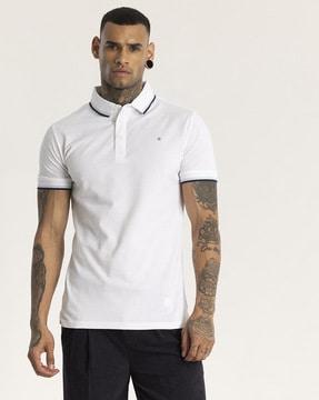 men slim fit polo t-shirt