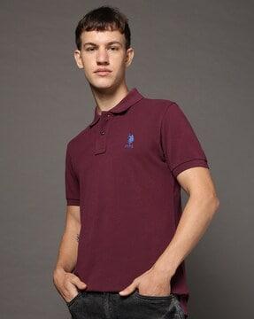 men slim fit polo t-shirt