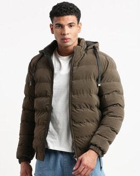 men slim fit puffer jacket