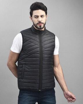 men slim fit puffer jacket