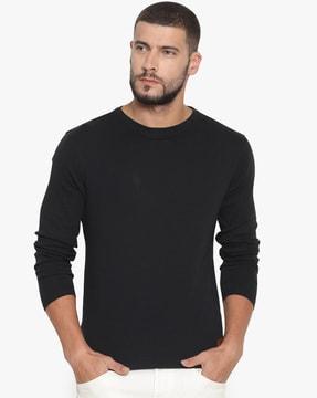 men slim fit round-neck t-shirt