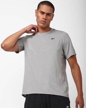 men slim fit round-neck t-shirt