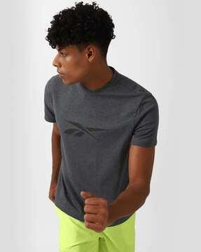 men slim fit round-neck t-shirt