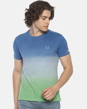 men slim fit round-neck t-shirt