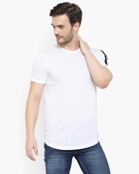 men slim fit round-neck t-shirt