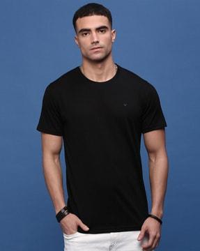 men slim fit round neck t-shirt