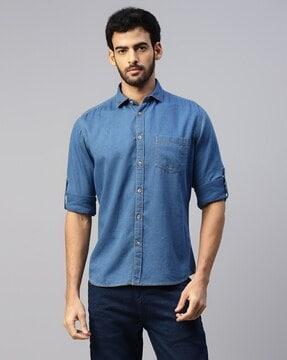 men slim fit shirt