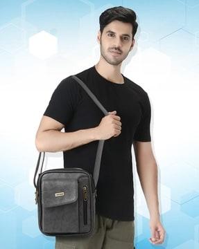 men sling bag with adjustable strap