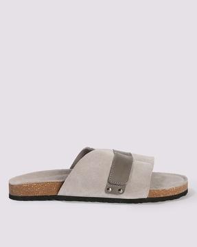 men slip-on casual sandals