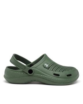 men slip-on clog sandals