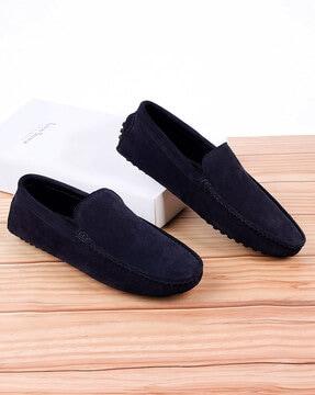 men slip-on loafers with stitched detail