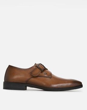 men slip-on monk shoes