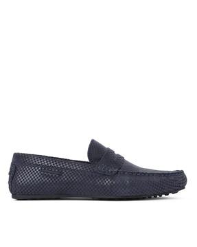 men slip-on round-toe casual shoes