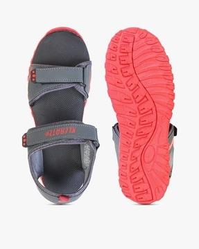 men slip-on sandals with velcro closure