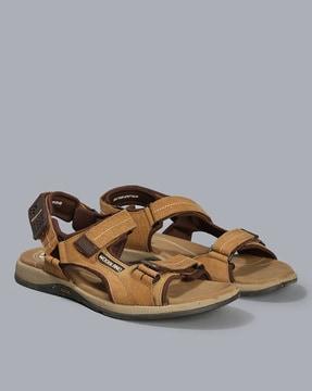 men slip-on sandals with velcro closure