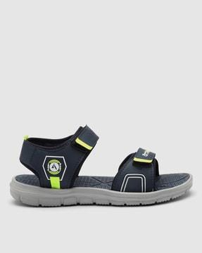 men slip-on sandals with velcro fastening