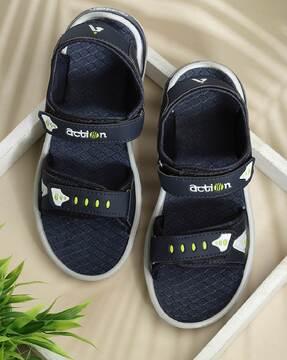 men slip-on sandals with velcro fastening