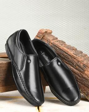 men slip-on shoes with metal accent
