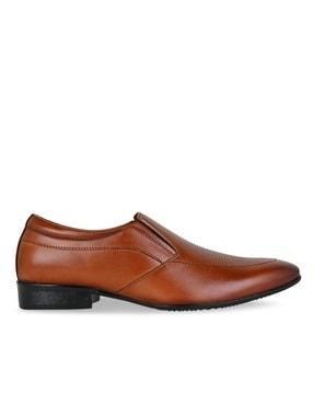 men slip-on shoes with stitched detail