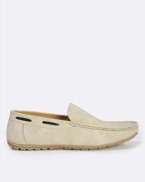 men slip-on suede loafers