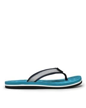 men slip-on thong strap flip flops