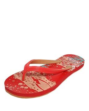 men slip-on thong-strap flip-flops