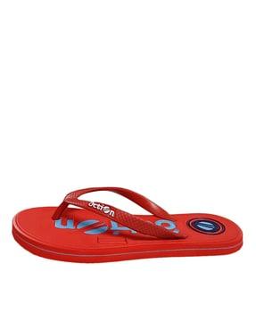 men slip-on thong strap flip-flops