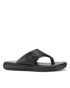 men slip-on thong-strap sandals